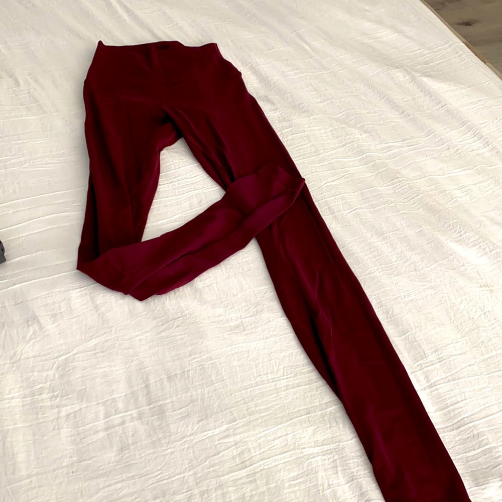 Lululemon align; maroon; LONG; size 2